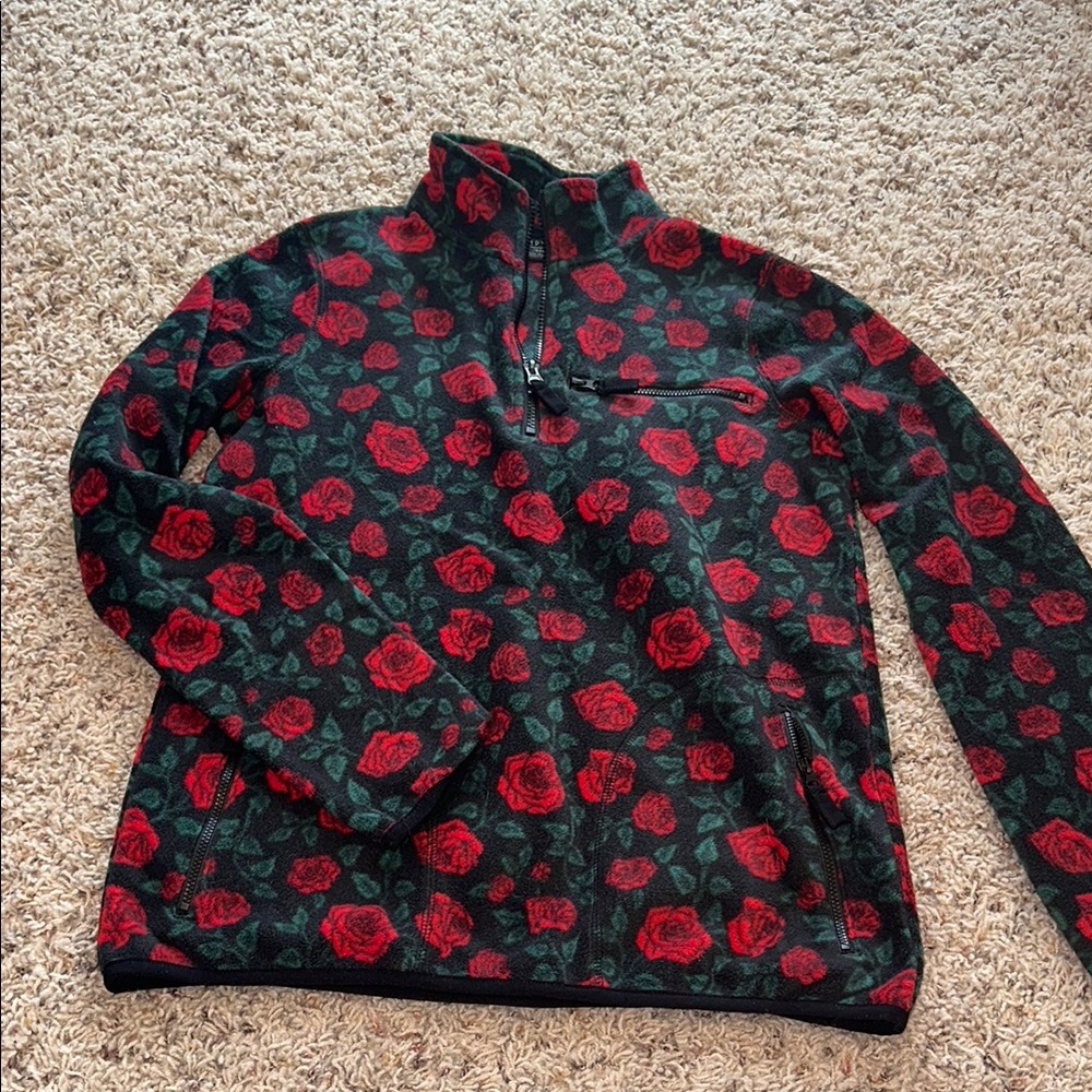 Empyre zumiez Floral Quarter-Zip Pullover